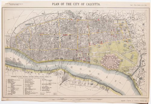 Plan of the City of Calcutta 1884-1887